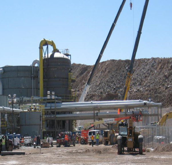 DINCO using the Merrill Crowe process with a Vacuum Tower on a gold mining extraction.